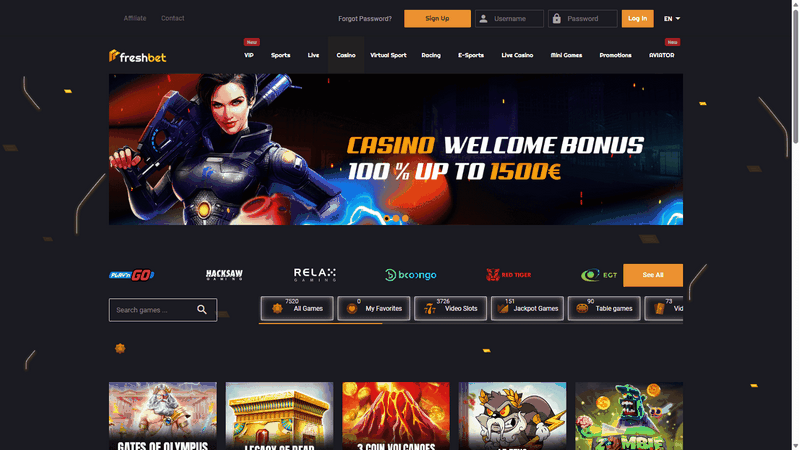 Avis sur le casino en ligne Freshbet