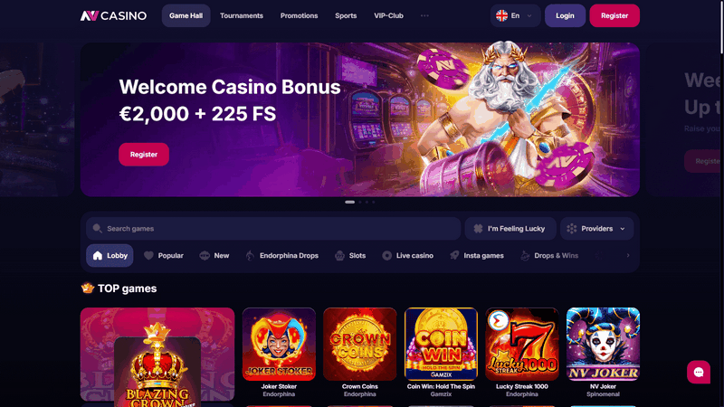 NV Gambling Enterprise Spelval
